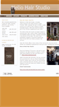 Mobile Screenshot of heliohairstudio.com
